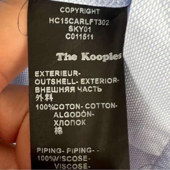 The Kooples Oxford Fitted Shirt - Picture 5 of 5